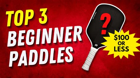 The ULTIMATE Guide To Beginner Pickleball Paddles 3 BEST Pickleball