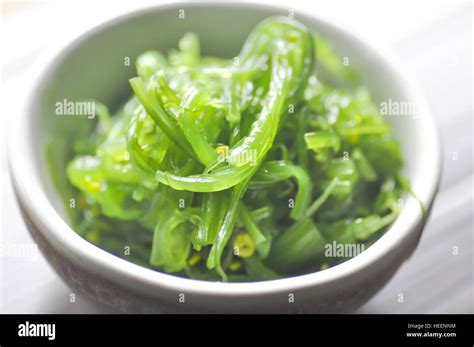 Seaweed Salad Or Chuka Wakame Japanese Food Stock Photo Alamy