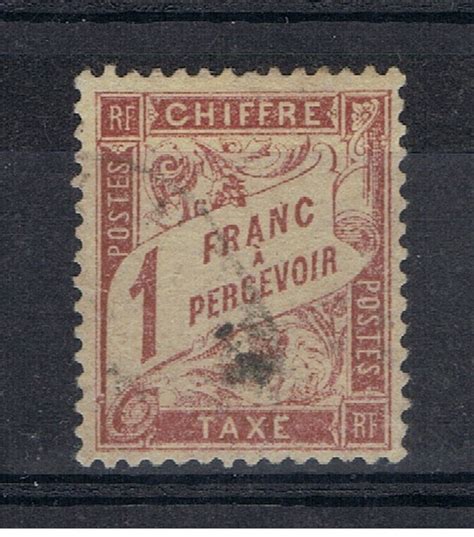 Frankrijk Chiffre Taxe N F Marron Cachet Tr S Catawiki