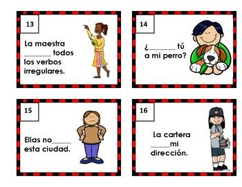 Saber Vs Conocer Task Cards By Language Resources By Nina Tpt