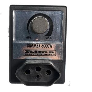 Dimmer Rotativo 3 000W Bivolt Rima Eletrosul Materiais Elétricos e