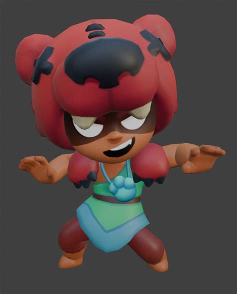 Nita Brawl Stars Por GoatGamez Descargar Modelo STL Gratuito