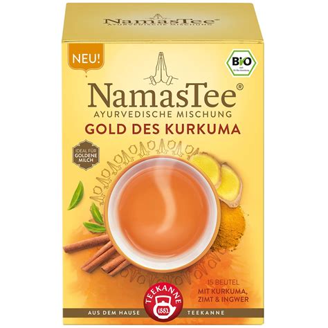 Teekanne NamasTee Gold Des Kurkuma Bio 15er Online Kaufen Im World Of