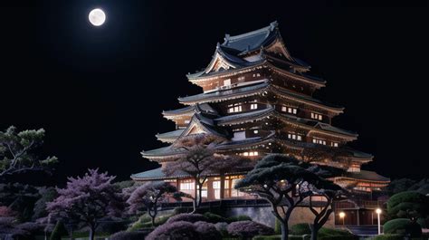 Japanese Castle at night 2 by SCaydi on DeviantArt