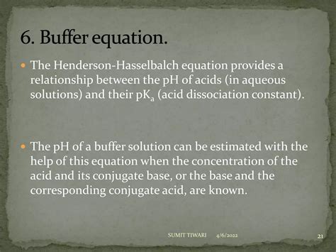 Unit 5th Ph Buffers And Isotonic Solutions Ppt