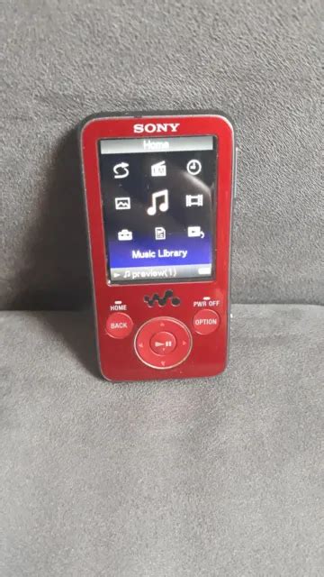 Sony Walkman Nwz E F Red Gb Digital Media Player Picclick Uk