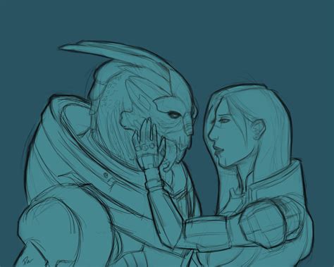 Shepard And Garrus By Pandoxitty On Deviantart