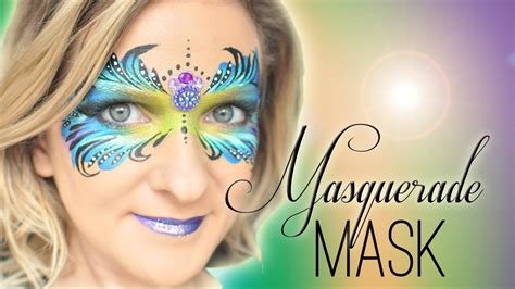 Masquerade Mask Face Painting Tutorial Youtube