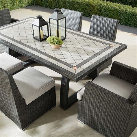 Sirio Niko 7 Piece Patio Dining Set In 2022 Patio Dining Set Patio