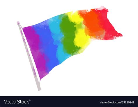 Lgbtq Concept Design With Colorful Elements Vector Image