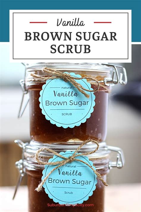 Simple Vanilla Brown Sugar Scrub Diy Suburban Simplicity Sugar