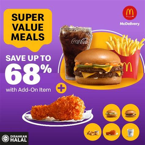 Mcdonald S Mcdelivery Super Value Meals Promotion Up To Off