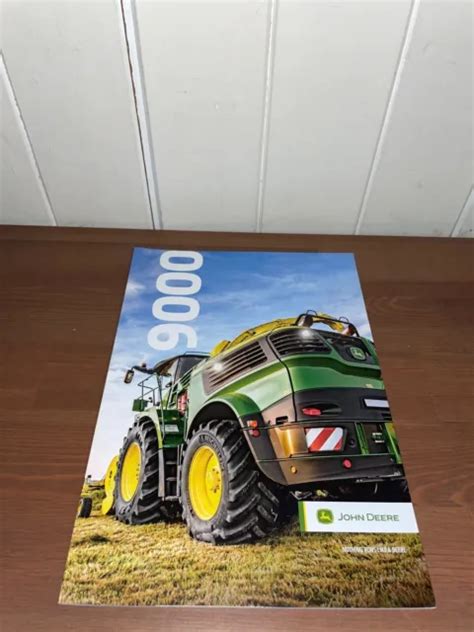 Brochure Prospekt Prospectus Ensileuse John Deere Serie Tracteur