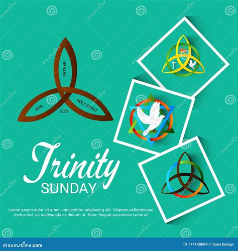 Trinity Sunday Stock Illustration Illustration Of Peace 117140004