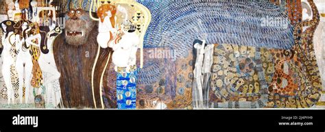 Gustav Klimt - The Beethoven Frieze - 1902 Stock Photo - Alamy