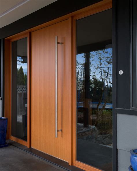 These Sophisticated Modern Wood Door Designs Add A Warm Welcome