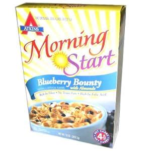 Amazon.com: Atkins Morning Start Cereal - 10 oz. - Blueberry Bounty ...