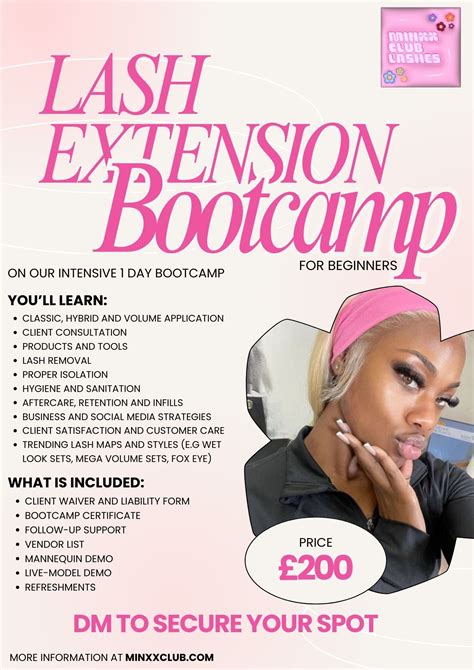 Individual Lash Extension Training Bootcamp – MinxxClub