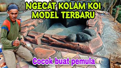 Mengecat Kolam Relief Model Terbaru Youtube