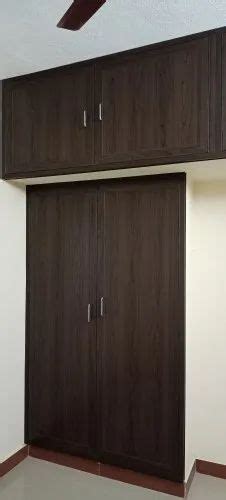 Brown Hinged PVC Cupboard With Loft Coverings For Home Number Of