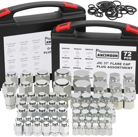 Amazon 64 Pcs ORFS Cap Plug Assortment Kit Seal Adapter Set