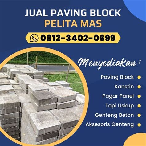 WA Telp 0812 3402 0699 Pabrik Paving Block Warna Merah Terdekat Di