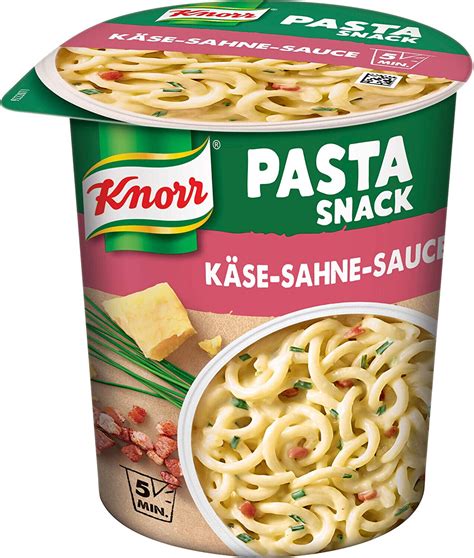 Knorr Pasta Snack K Se Sahne Sauce Minuten Terrine Nudelgericht X