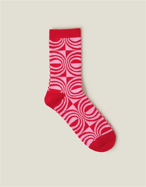 Geometric Swirl Socks Monsoon Accessorize Malta