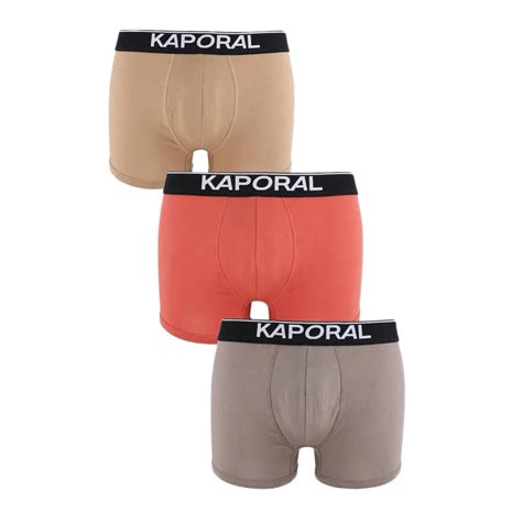 X Boxers Beige Kaki Rouille Homme Kaporal Underwear Espace Des Marques