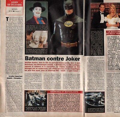 Coupure De Presse Clipping Michael Keaton Jack Nicholson Page