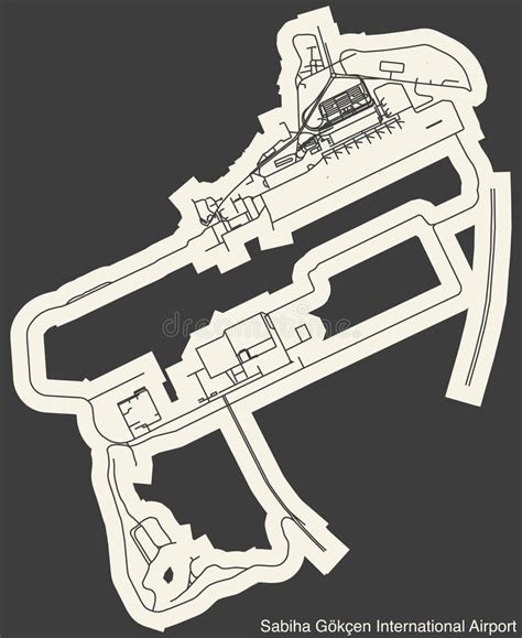 Terminals Layout Plan of the SABIHA GÖKÇEN INTERNATIONAL AIRPORT SAW