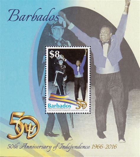 Barbados 50th Anniversary Of Independence Stamps Are Here Barbados Stamps