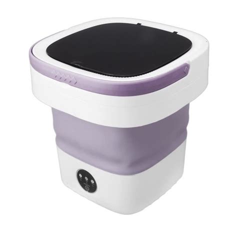 Duokon Mini Laveuse Seau Portable Mini Lave Linge Pliable Avec