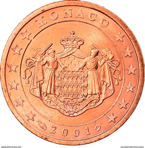 Monaco Monaco Euro Cent Spl Copper Plated Steel Km