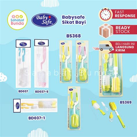 Jual BABY SAFE Sponge Bottle Teat Baby Brush Sikat Botol Dot Bayi