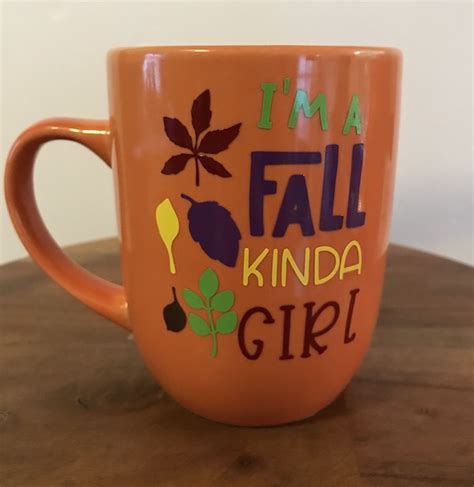 Fall Coffee Mug With Cricut