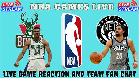 Brooklyn Nets Vs Milwaukee Bucks 🏀 Live Watch Nba Youtube