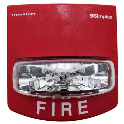 Simplex 4904 9169 TrueAlert Strobe 75cd Red