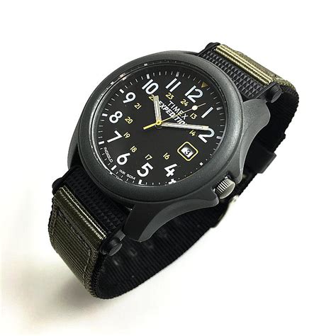 Men S Timex Expedition Camper Grey Nylon Strap Watch T42571