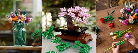 The Lego Botanical Collection A Bonsai Tree And Flower Bouquet That