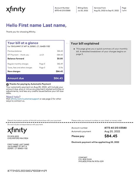 Fake Utility Bill Template