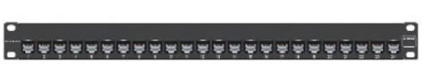 ZS PNL 24E Siemon CAT6A Shielded 24 Port Patch Panel 1U Unpopulated