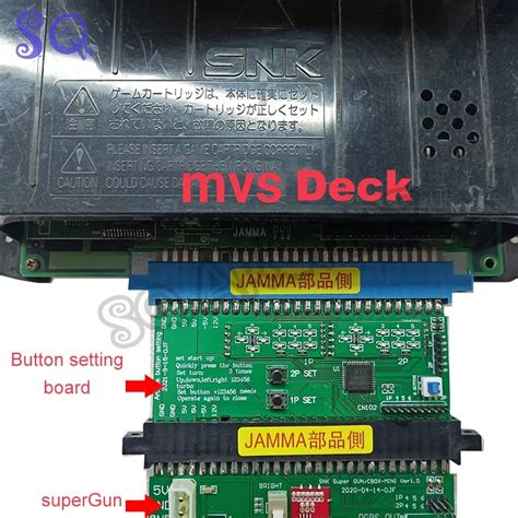 Neo Geo Tablero De Configuraci N Snk Mvs Jamma Tablero Principal Para