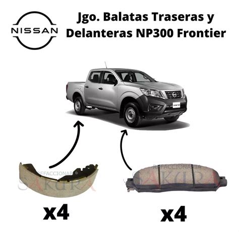 Balatas Delanteras Nissan Np300 Frontier 2017 Mebuscar México