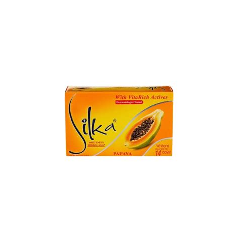 Silka Whitening Herbal Soap Papaya 90g Price In The Philippines