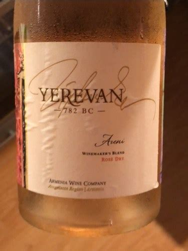 Armenia Wine Yerevan Areni Wiemaker S Blend Ros Dry Vivino Us