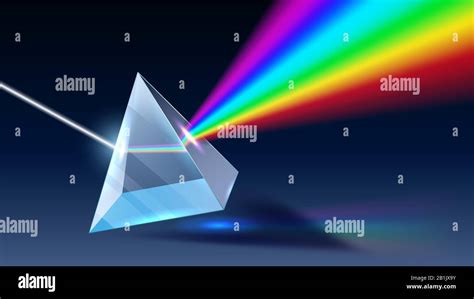 Spectrum of light prism Stock Vector Images - Alamy