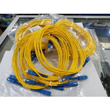 Jual PATCH CORD PATCHCORD FIBER OPTIC SC UPC 3M SC SC Shopee