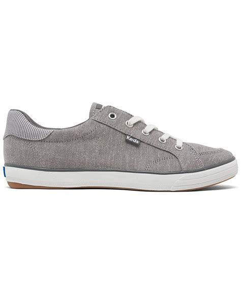 Keds Womens Center Iii Chambray Casual Sneakers From Finish Line Macys