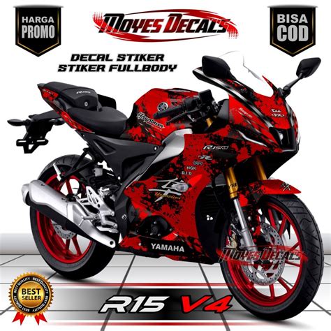 Jual Decal R15 V4 Full Body Stiker R15 V4 Fullbody Decal R15